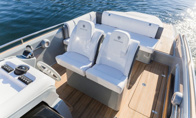 Aboard Invictus 280GT superyacht tender