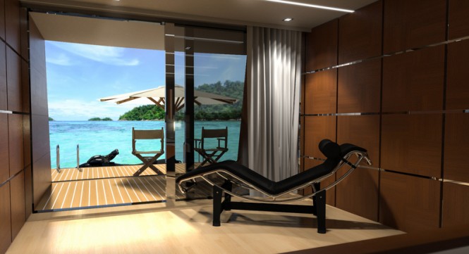 Helios yacht concept - Owners Cabin