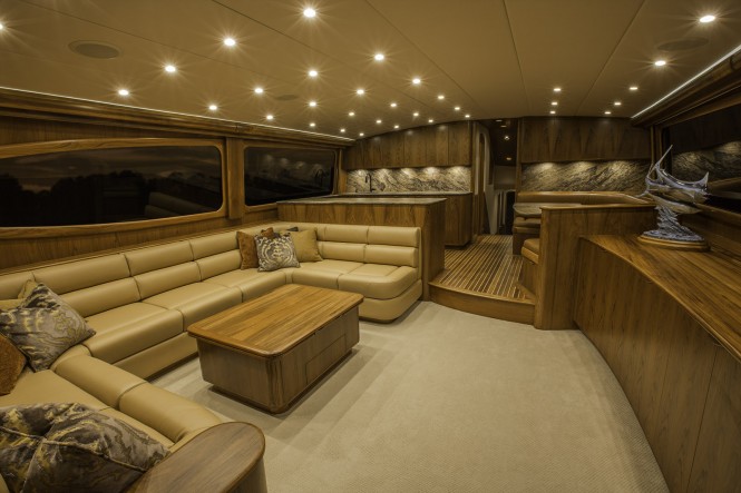 Luxury yacht Clean Sweep - salon