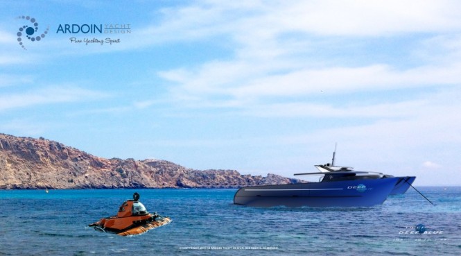 Luxury yacht support vessel DEEP BLUE