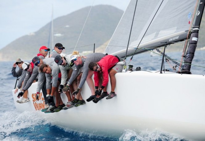 Smile and Wave enjoy Warm Water, Hot Racing, Cool Parties at the BVI Spring Regatta & Sailing Festival: © Todd vanSickle/BVI Spring Regatta 