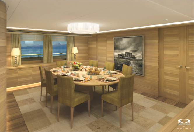 Superyacht SIBELLE - Dining