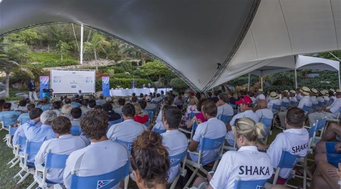 2015 Rolex Swan Cup Caribbean Final prizegiving - Photo by Rolex Carlo Borlenghi
