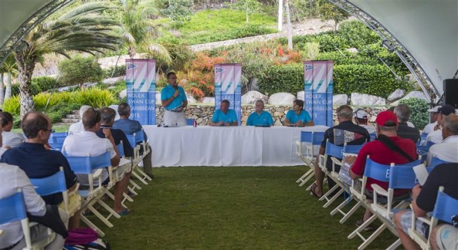 2015 Rolex Swan Cup Caribbean Skipper's Briefing - Photo by Rolex Carlo Borlenghi