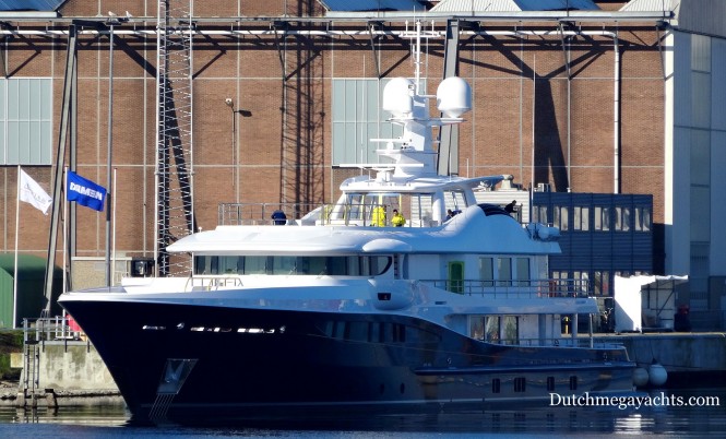 Amels LE180 superyacht La Familia - Photo by Dutchmegayachts.com