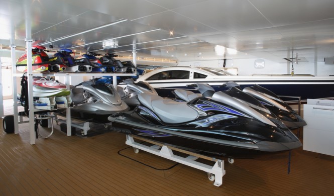 Anastasia Yacht - Toys & Tender Deck