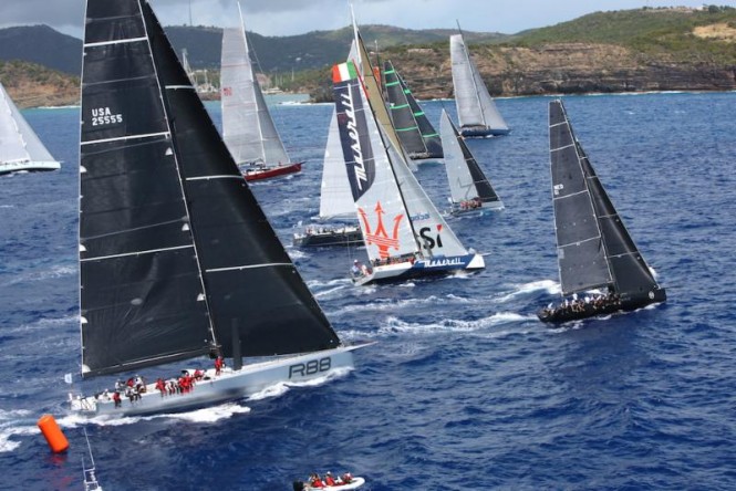 Antigua witnessed possibly the finest yacht race in the Caribbean as the 66-boat fleet racing in the 7th edition of the RORC Caribbean 600 set off on 23 February. It was to be an epic race. ©RORC/Tim Wright/Photoaction.com