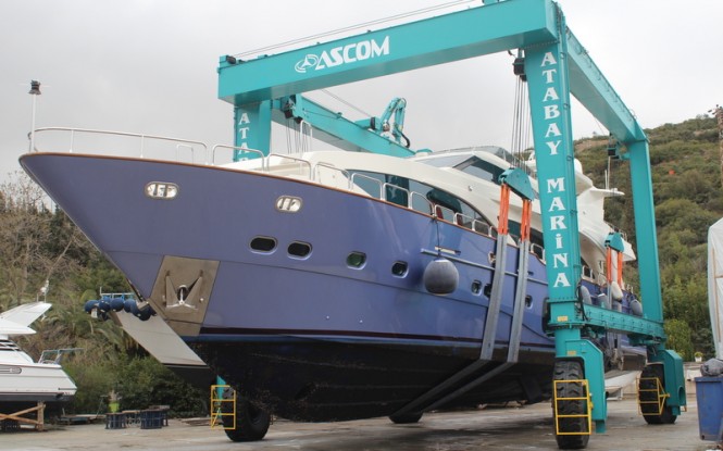 Corona superyacht at KRM Yacht