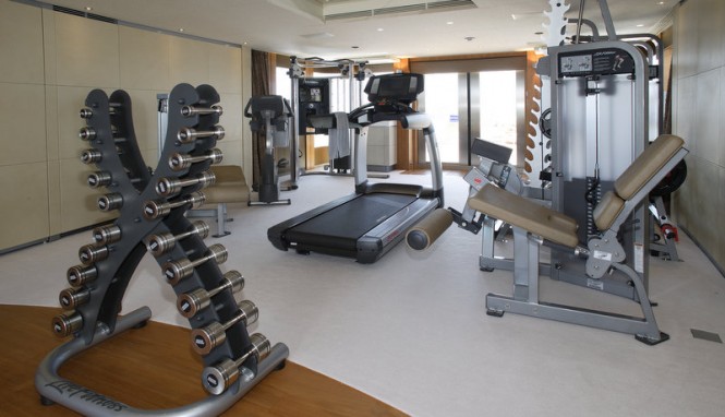 Luxury yacht Anastasia - Gym