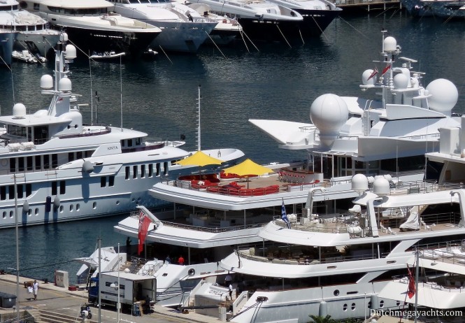 Luxury yacht INDIAN EMPRESS at the 2013 Monaco Yacht Show - Photo by Dutchmegayachts