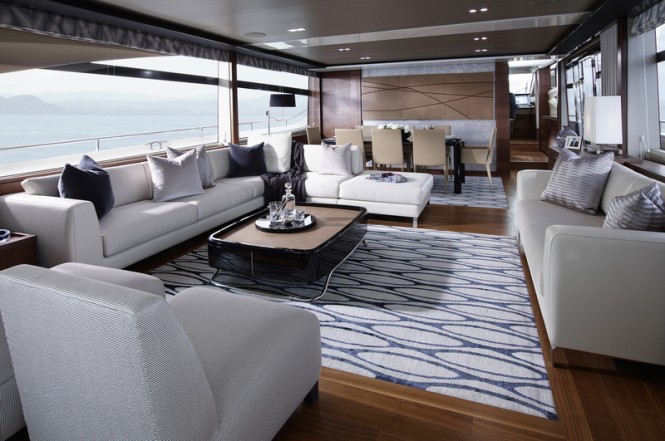 Princess 88 Yacht - Saloon