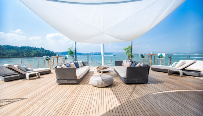 Saluzi Yacht - Bridge Deck - aft