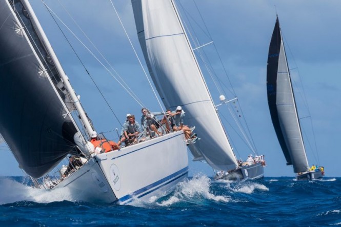 Selene, Class A leader. Rolex Swan Cup Caribbean 2015. © Rolex/Carlo Borlenghi