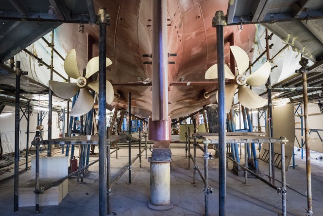 Super yacht TARANSAY in build