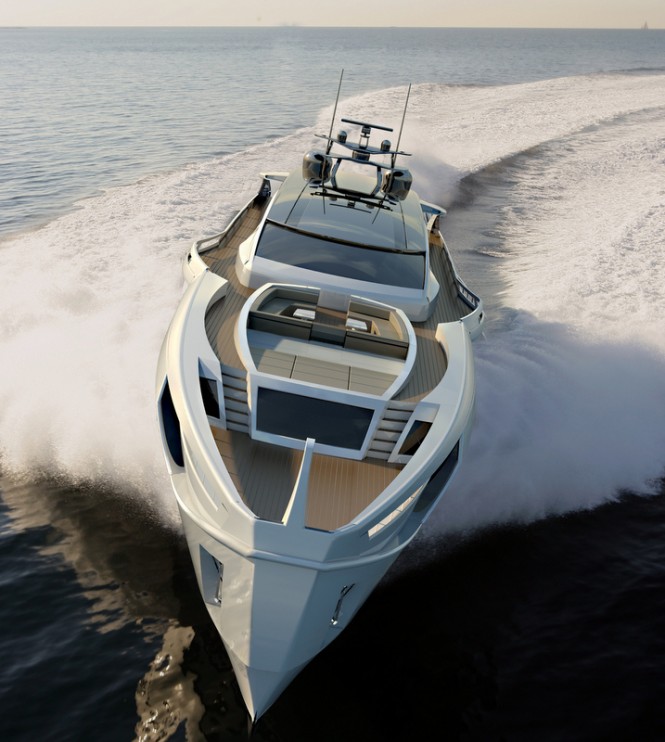 Superyacht Longitude 47 - front view