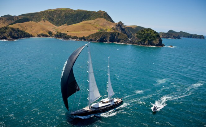 Sailing yacht Silencio in the breath-taking Bay of Islands yacht charter location, nestled in New Zealand - Photo by Jeff Brown