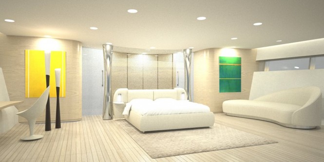 Super yacht Krill project - Cabin - Photo by Antonella Scarfiello and Lurssen