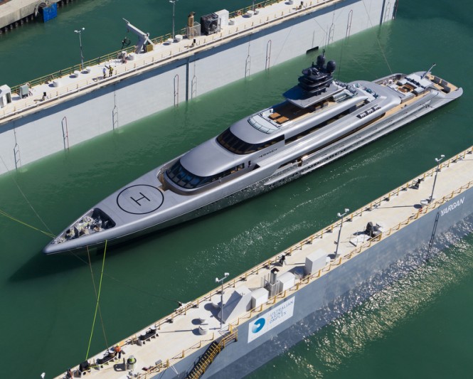 Super yacht SILVER FAST on the water - Photo by Guillaume Plisson