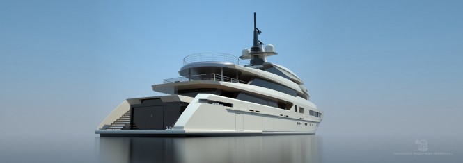 Tankoa motor yacht S693 - stern