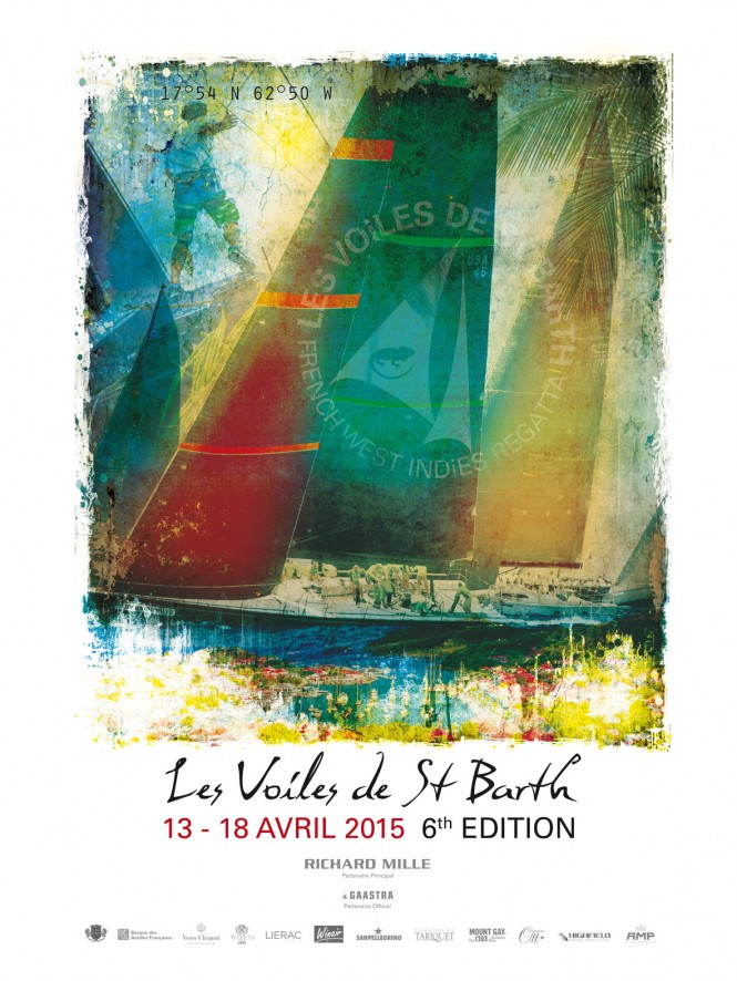 The new Voiles de Saint Barth's Poster - Photo credit to DR