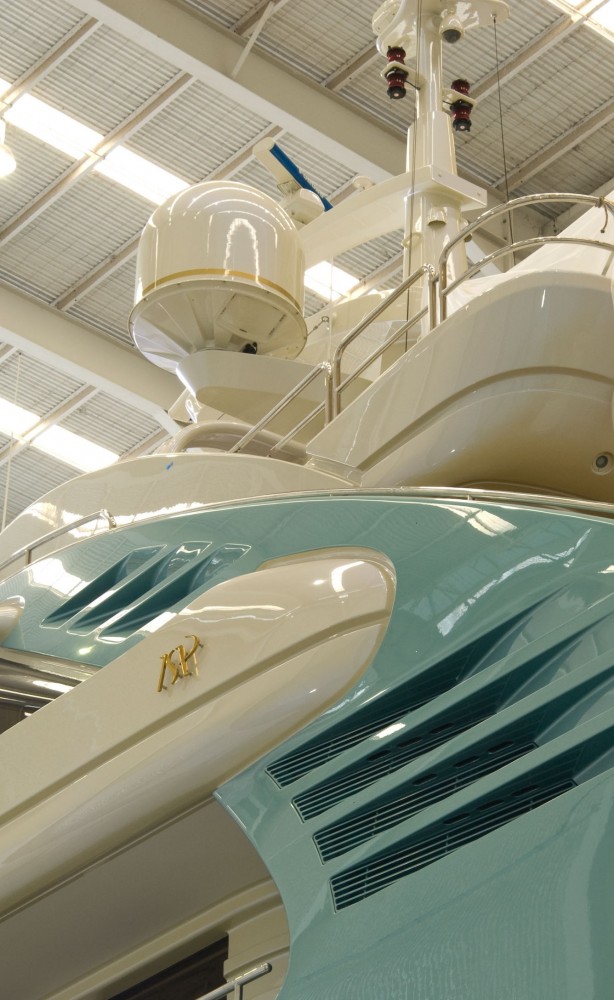 Third return visit for a 47m ISA Yacht to Rivergate Marina