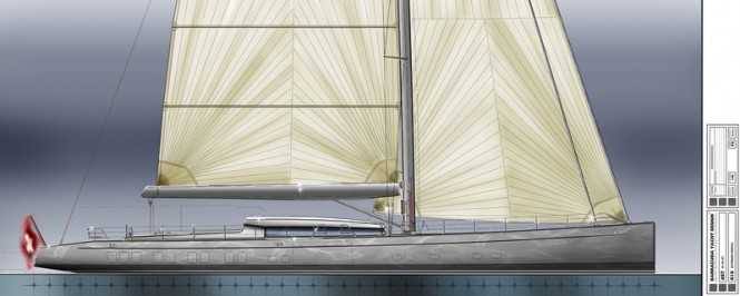 40m Mengi Yay superyacht concept - Profile