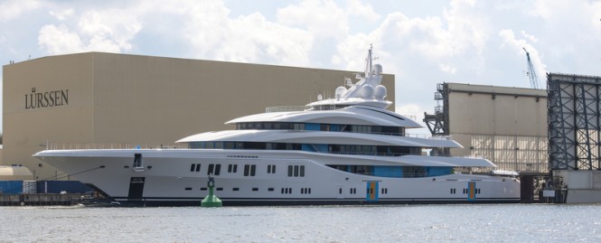 91m Lurssen Superyacht ORCHID - Photo by Klaus Jordan