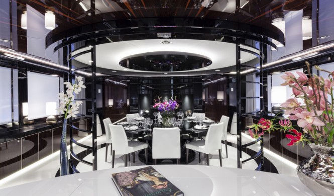 Luxury yacht MySky - Dining