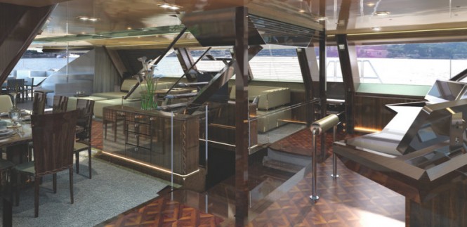 Super yacht Troy - Interior