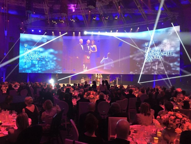 The Legacy Award 2015 for Feadship Yacht Lady Christine owner Lord Laidlaw