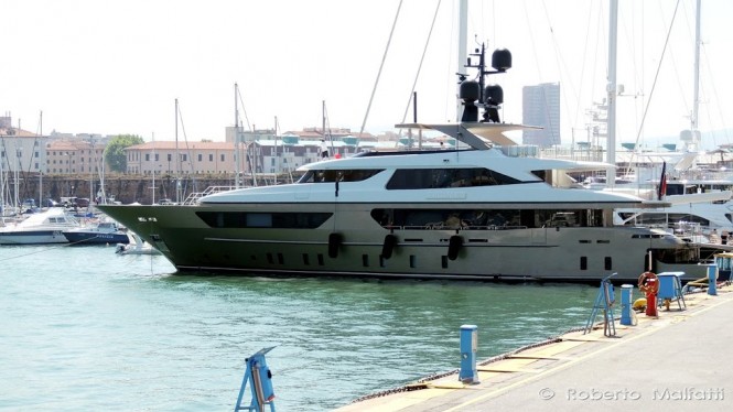 46Steel superyacht ACHILLES by Sanlorenzo in Livorno, Italy - Photo by Roberto Malfatti