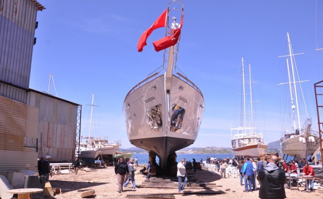 46m Sailing Superyacht Zanziba ready to hit the water