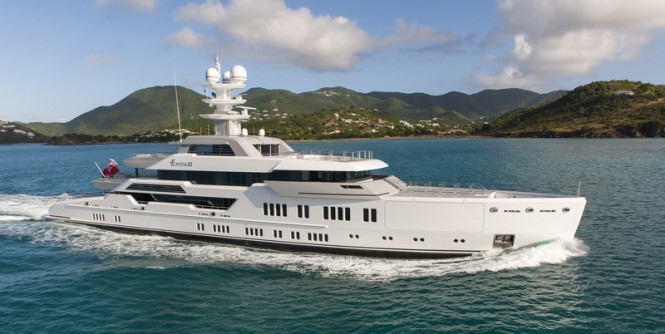 66m Lurssen mega yacht ESTER III - Photo by Klaus Jordan