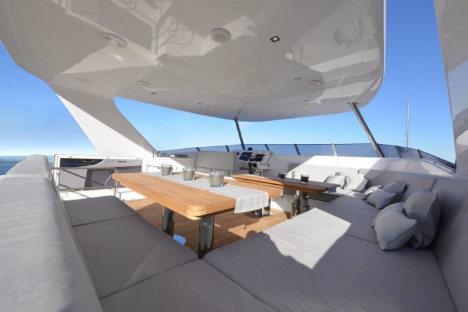 Aboard BLUE BELLY Yacht