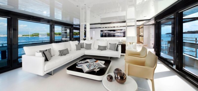 Arcadia 115 superyacht M Ocean - saloon