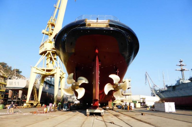 Newly refitted 88m explorer superyacht ARCTIC P