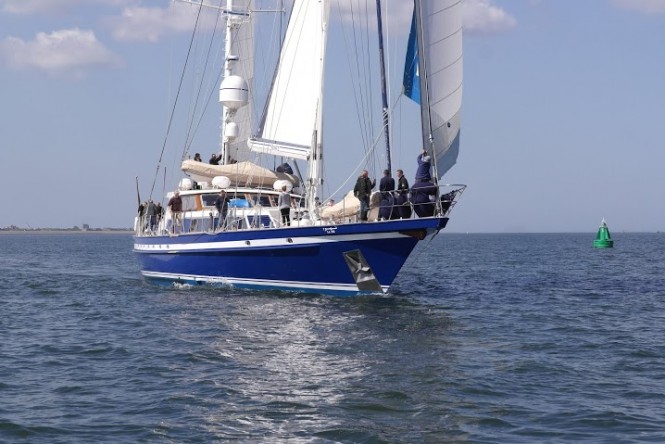 Newly refitted luxury yacht Tamer II