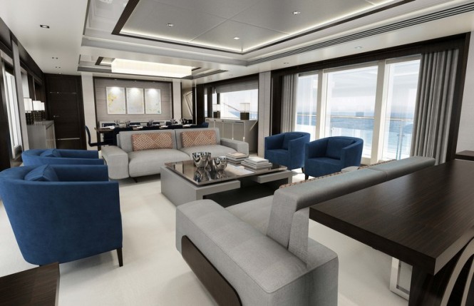 Sunseeker 116 Yacht - Saloon