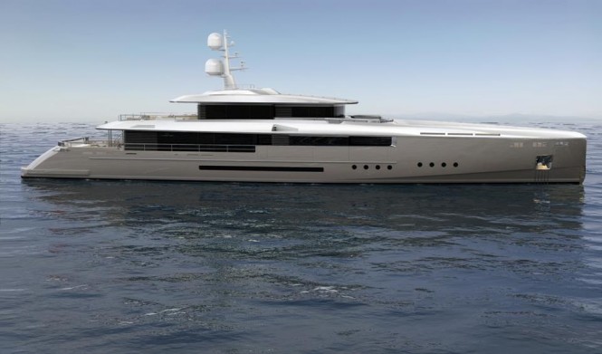 Superyacht ENDURANCE 50 - side view - Photo by Team For Design – by Enrico Gobbi