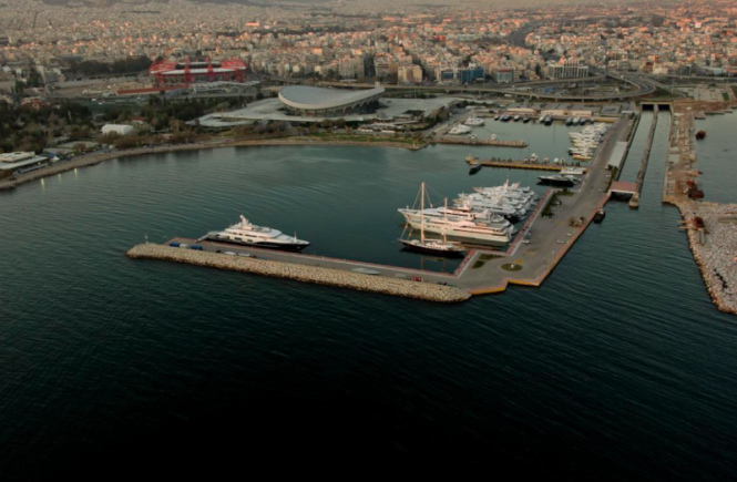 Athens Marina from above