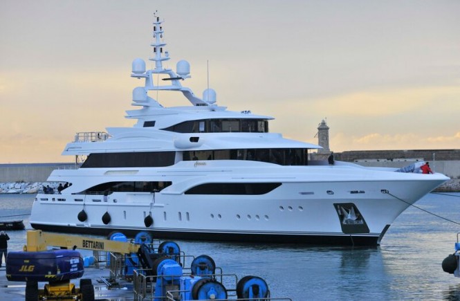FB255 superyacht FORMOSA at launch