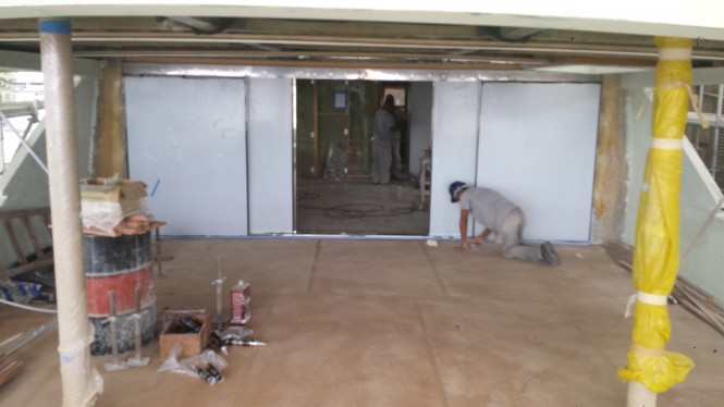 Luxury yacht RioStar 130 under construction