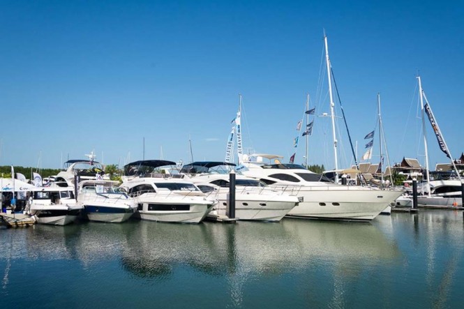 Luxury yachts on display at PIMEX