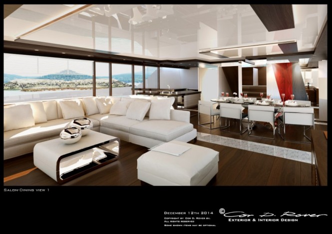 Motor yacht HORIZON FD85 - Interior