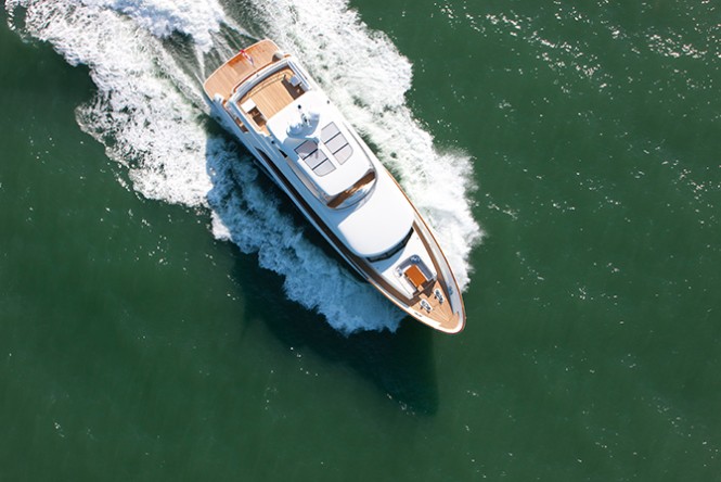Mulder 94 Voyager Yacht FIREFLY from above