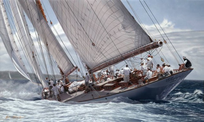 Superyacht ELEONORA the largest yacht to attend 2015 Panerai British Classic Week