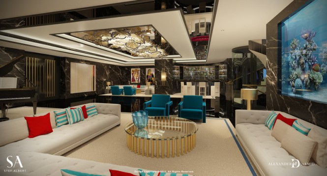 Superyacht IWANA - Lounge Bar