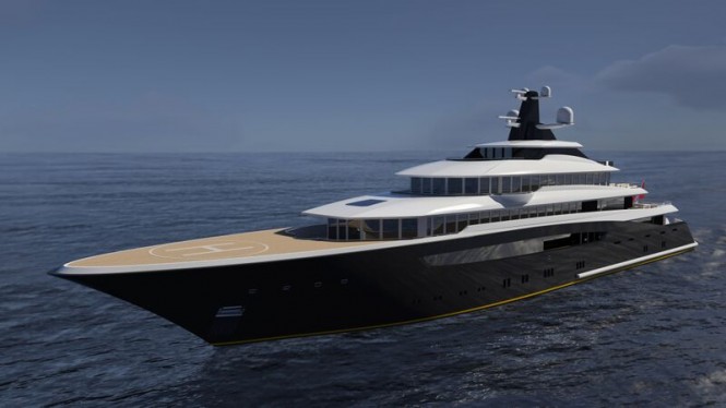 87m superyacht ARAGONESE concept by Jorge Jabor