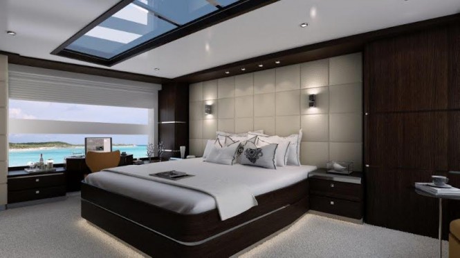 Horizon FD85 superyacht - Master Stateroom