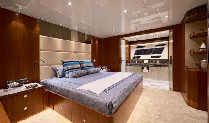 Horizon superyacht E88 open flybridge - Cabin